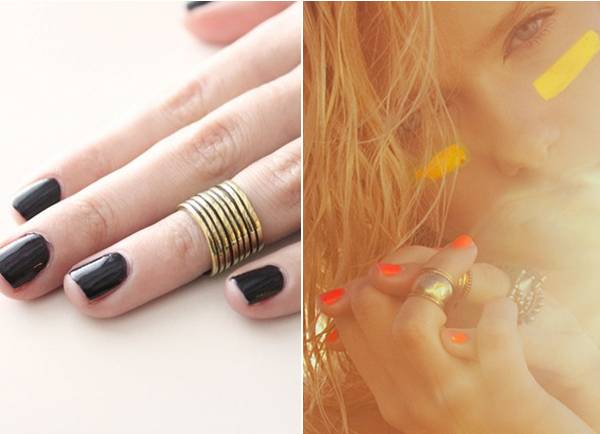 Porter une bague bout des doigts