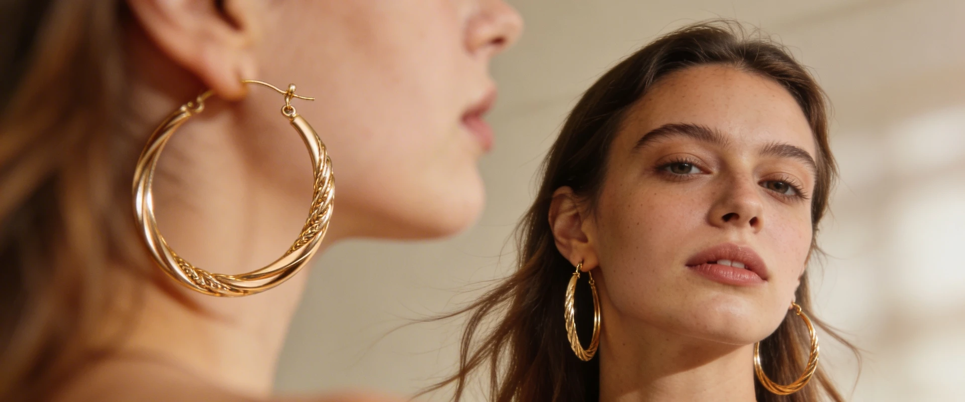 Comment les femmes sont originales avec des créoles en or ?